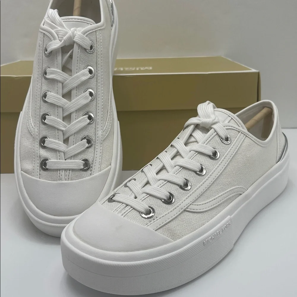 Michael KORS JUDE LACE UP
SMALL WEAVE CANVAS
43S5JUFS2D Sneakers - Picture 15 of 16